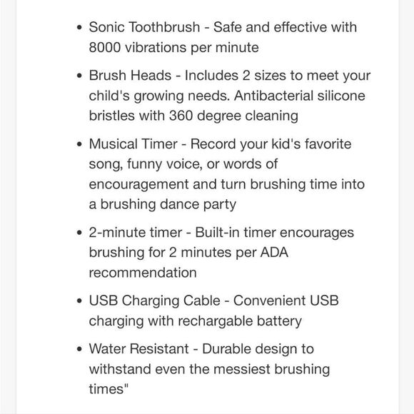 Go Smile Baby Blu Singing Sonic Toothbrush for Kids - Picture 5 of 6